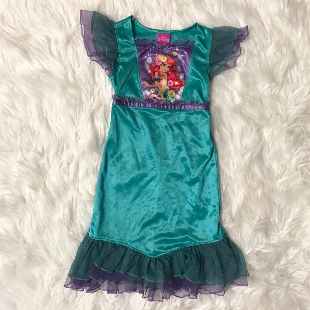 Disney Ariel Mermaid Nightgown Toddler 3T